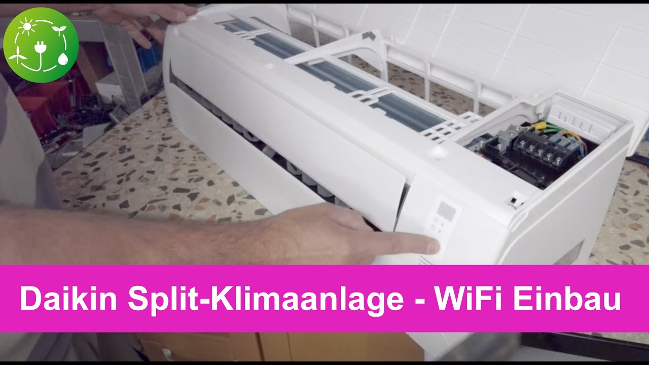 #Daikin Sensira #Split-Klimaanlage - Einbau Wlan-Modul