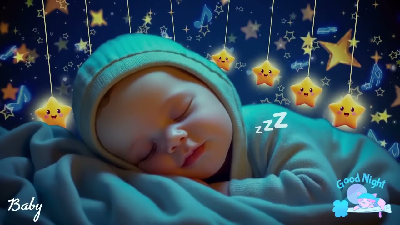 Mozart Brahms Lullaby 🎶 Baby Sleep Music 🌙 Soothing Sounds for Overcoming Insomnia Instantly