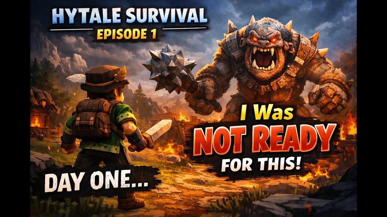 Hytale Survival, эпизод 1 – Я был к этому совершенно не готов