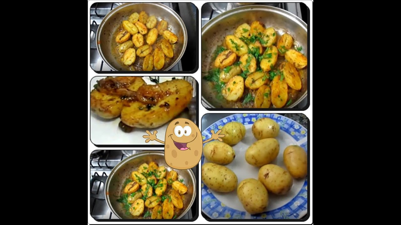 Batata Cozida no Microondas fica Douradas as Batatas