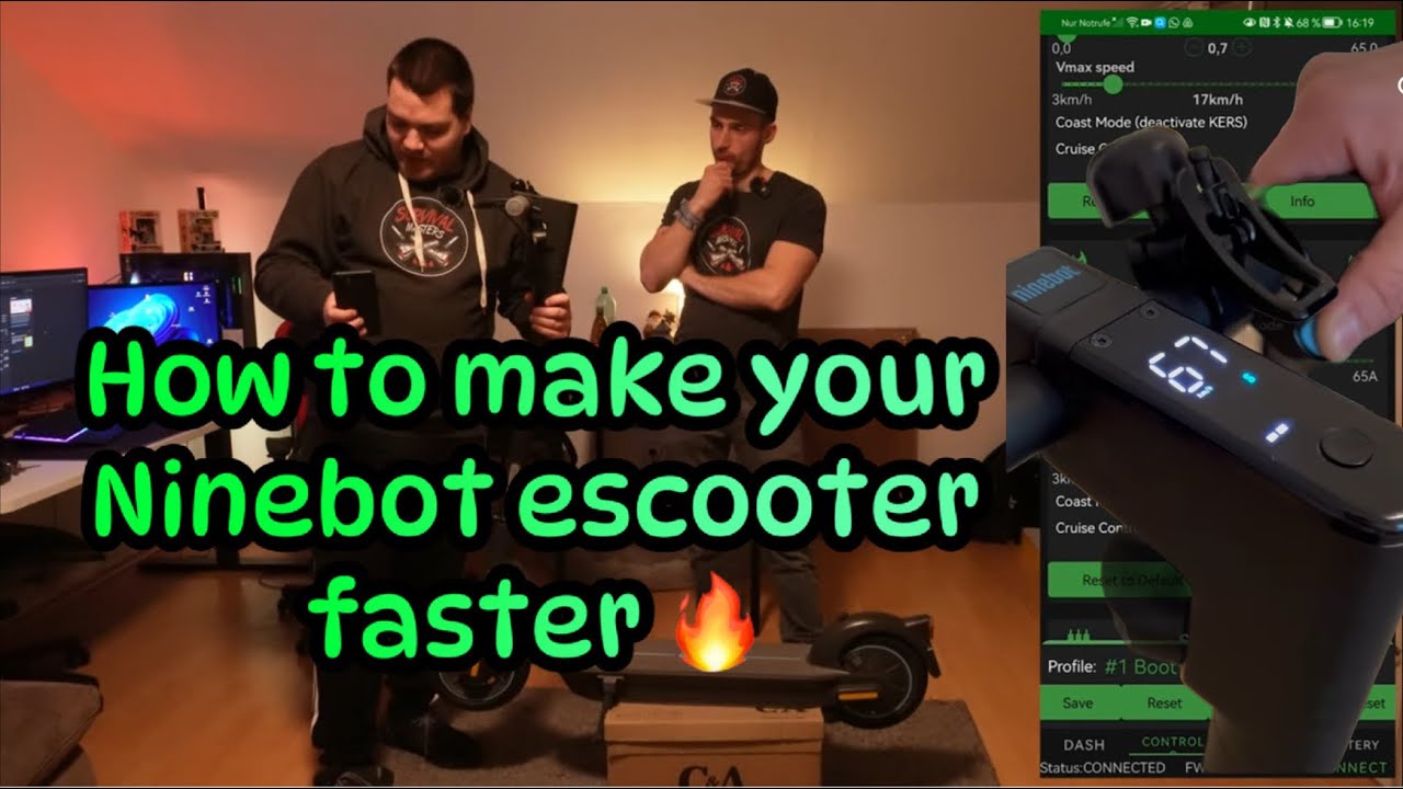 How to make every Ninebot Escooter faster 🚀