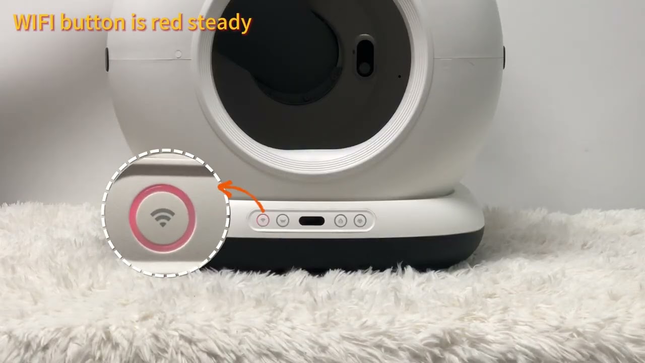 Why Is the WiFi Button Always Red on the CB001 & CB002 Smart Litter Boxes? -Tikpaws