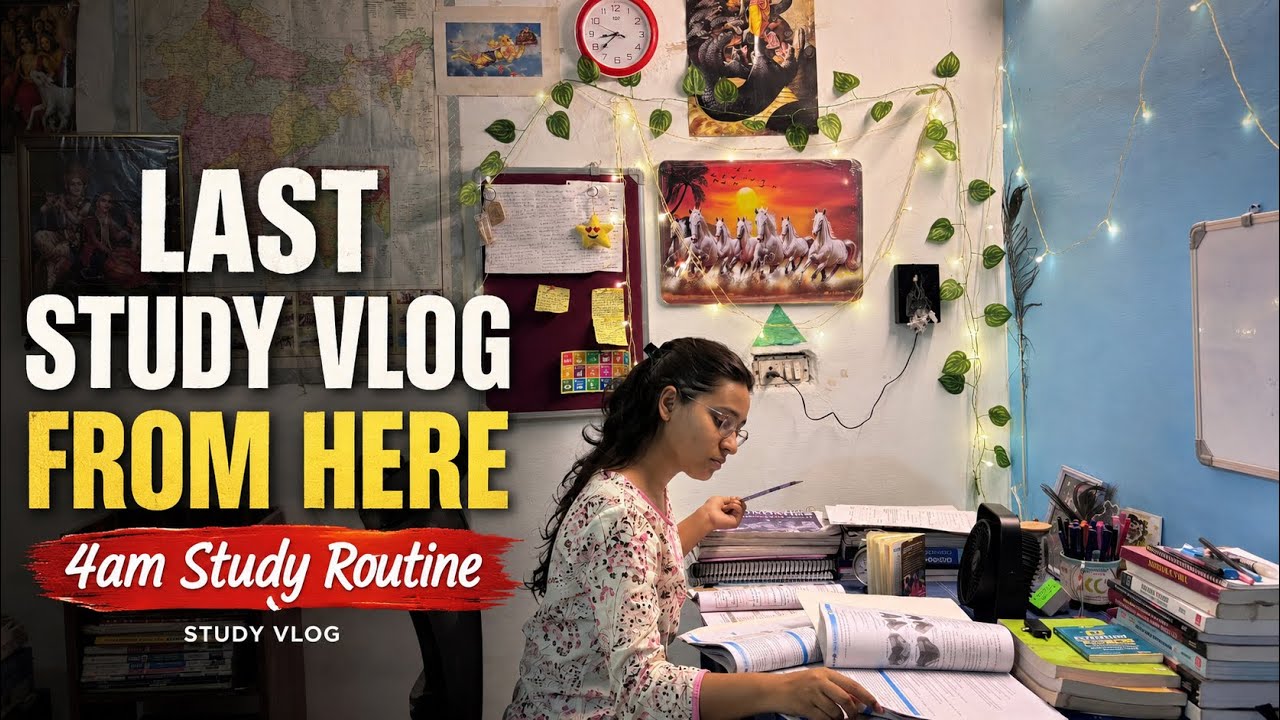 A New Chapter Begins? | Last Study Vlog From This Room 💔 | UPSC 2027 Preparation | Study Vlog