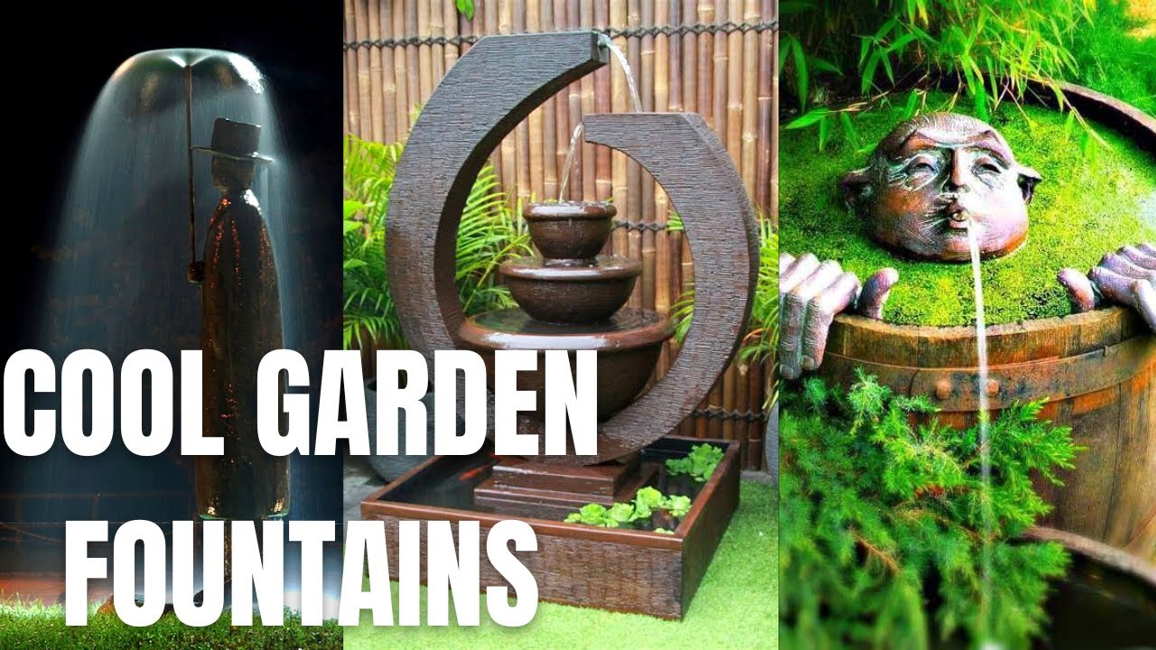 Cool Garden Fountain Ideas and Inspirations. Garden Design and Decoration with Fountain.