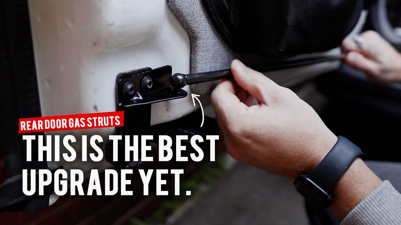 The BEST DIY Upgrade! Rear Door Gas Struts For VW Crafter / MAN TGE