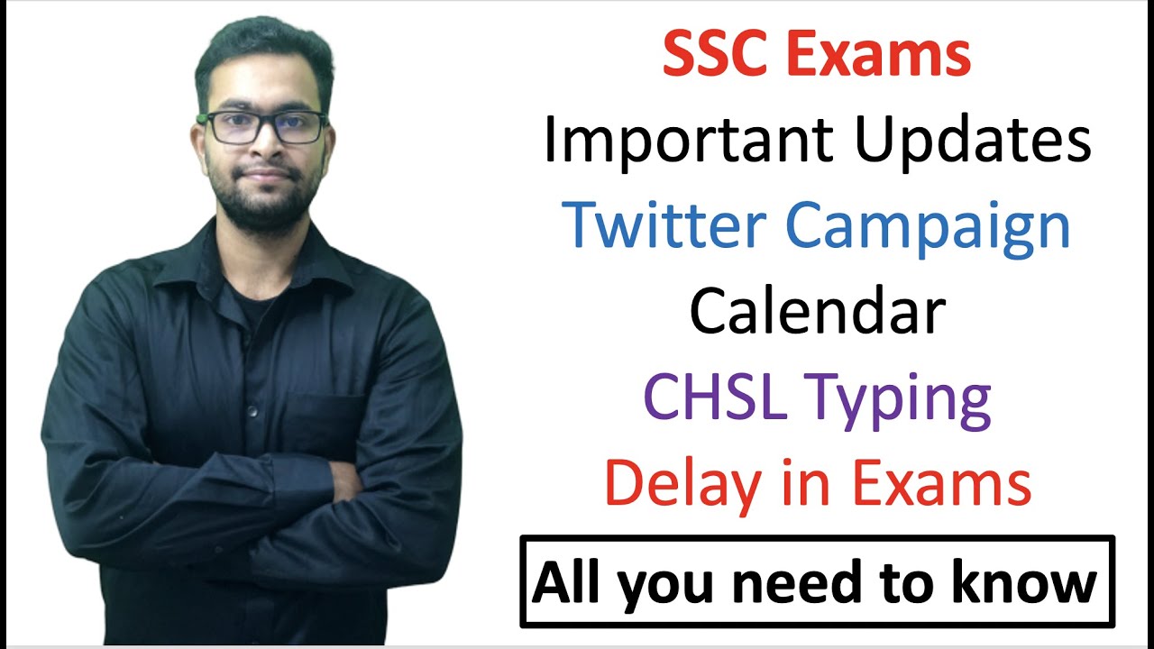 SSC updates|Twitter Campaign | Delay in Exams?