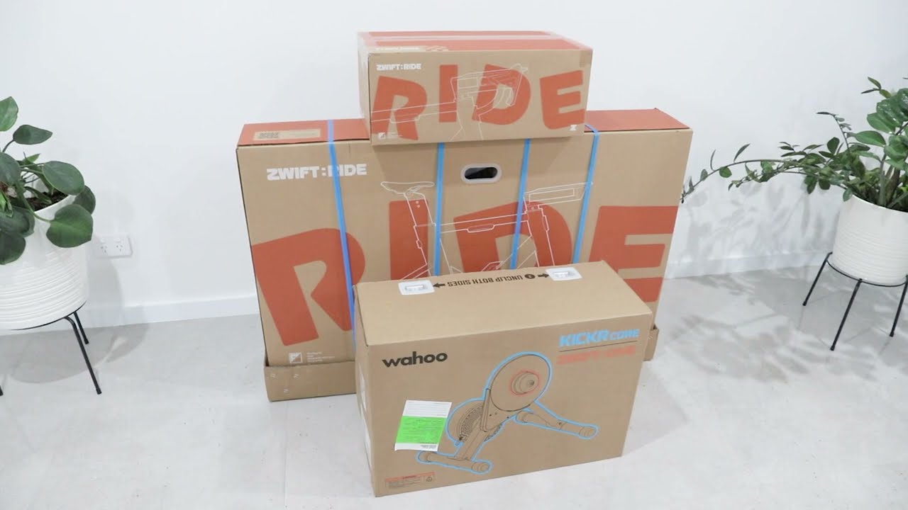Zwift Ride with Wahoo KICKR CORE unbox and assembly