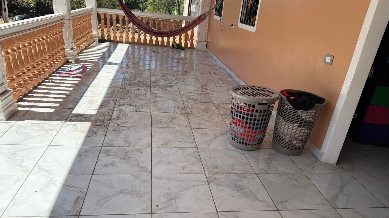 Así quedó la casa después del viento 😨