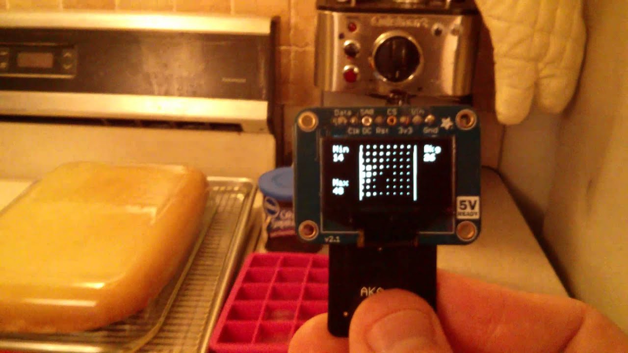 GRIDEYE BLE-enabled thermal camera demonstration