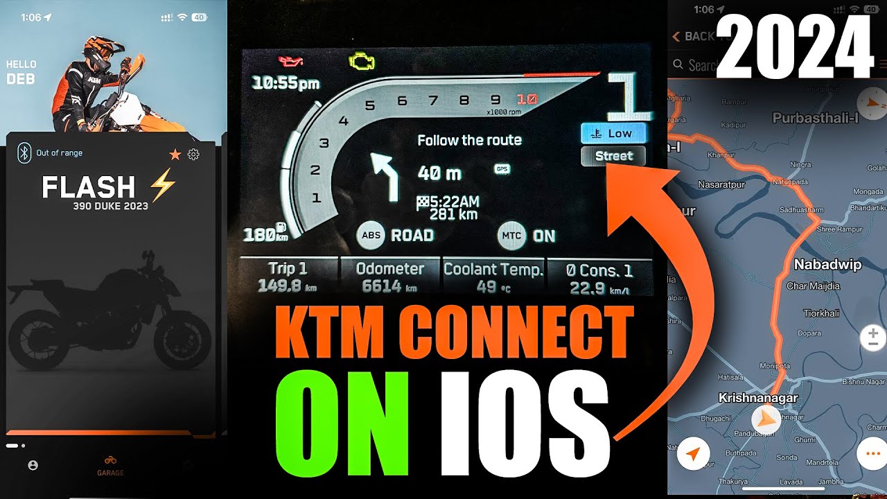 KTM Connect Working on iPhone in India | Duke 390/250 Gen 3