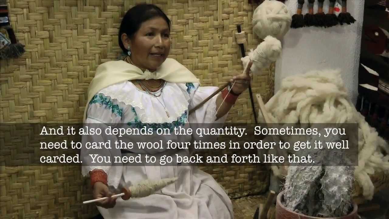 Wool Weaving Factory in Peguche, Canton Otavalo, Ecuador