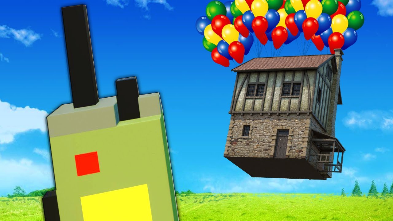 I Attached 1000 BALLOONS to a Skyscraper and Made it Fly! (Teardown Mods)