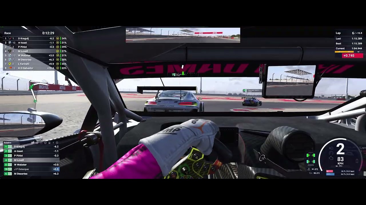 Le mans Ulyimate LMU LMGT3 @ bahrain outter course  Fixed  