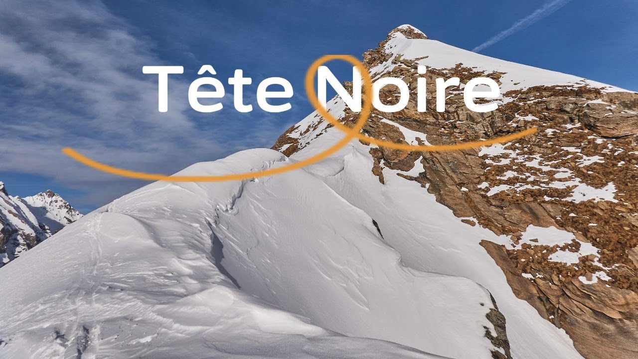 Tête Noire ski de randonnée,vallée d'Aoste, DJI NEO 2, GoPro hero 12