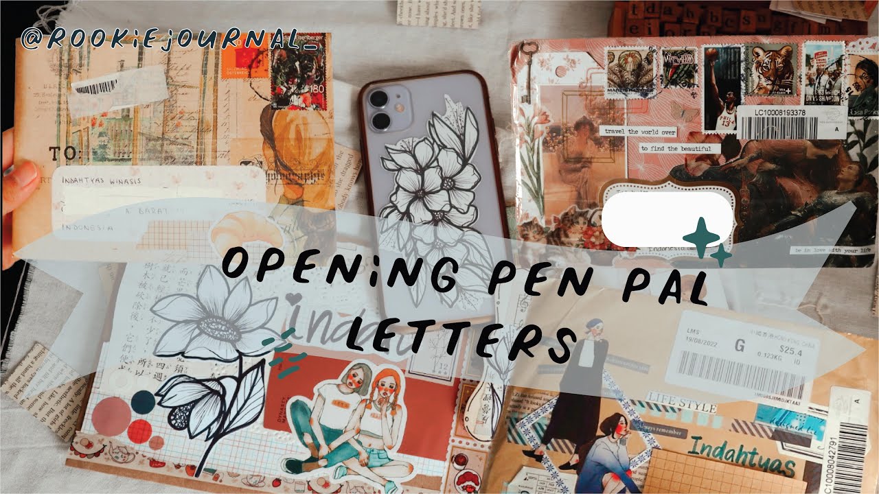Opening Pen Pal Letters - Snailmail | Unboxing #penpals