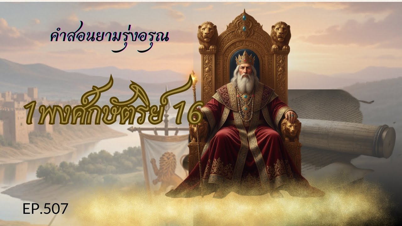 คำสอน​ยาม​รุ่งอรุณ​   EP.507​  1พงศ์​กษัตริย์​ 16