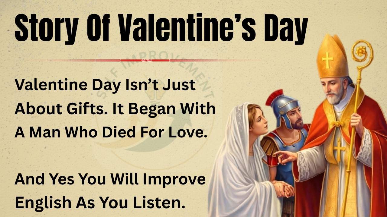 The Real Story of Valentine's Day || Graded Reader || Improve Your English Fluency ✅️