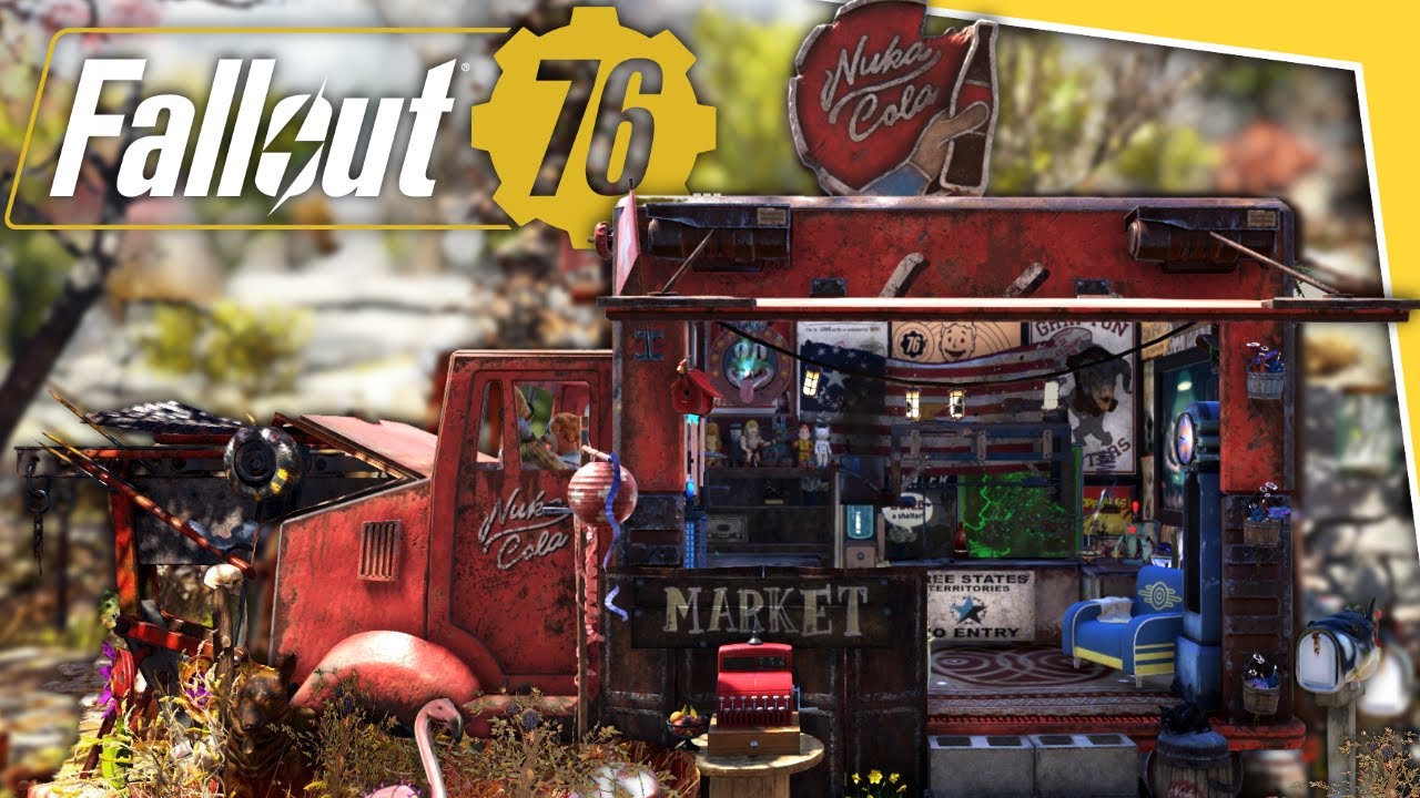 Превращение грузовика Nuka-Cola в ПОЛНОФУНКЦИОНАЛЬНЫЙ лагерь