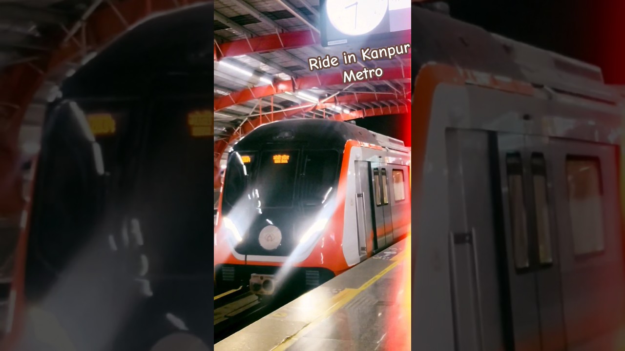 RIDE IN KANPUR METRO||#kanpur#kanpurmetroupdates#kanpurmetro
