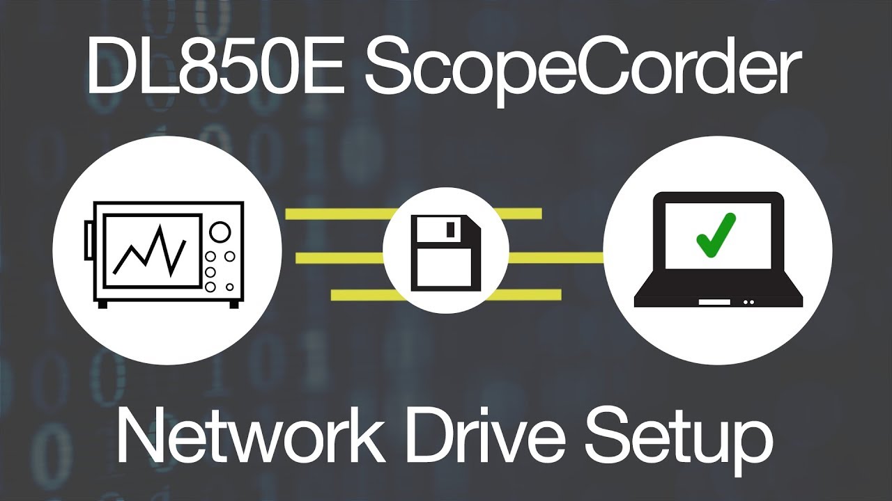 Yokogawa Dl850E ScopeCorder Network Drive (FTP client) How to.