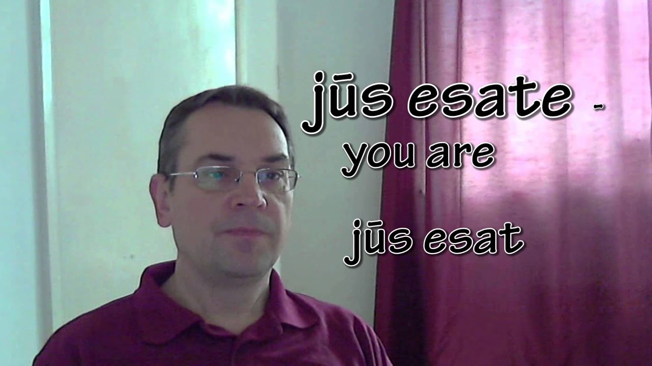 Lithuanian Lesson 3 -  Personal Pronouns