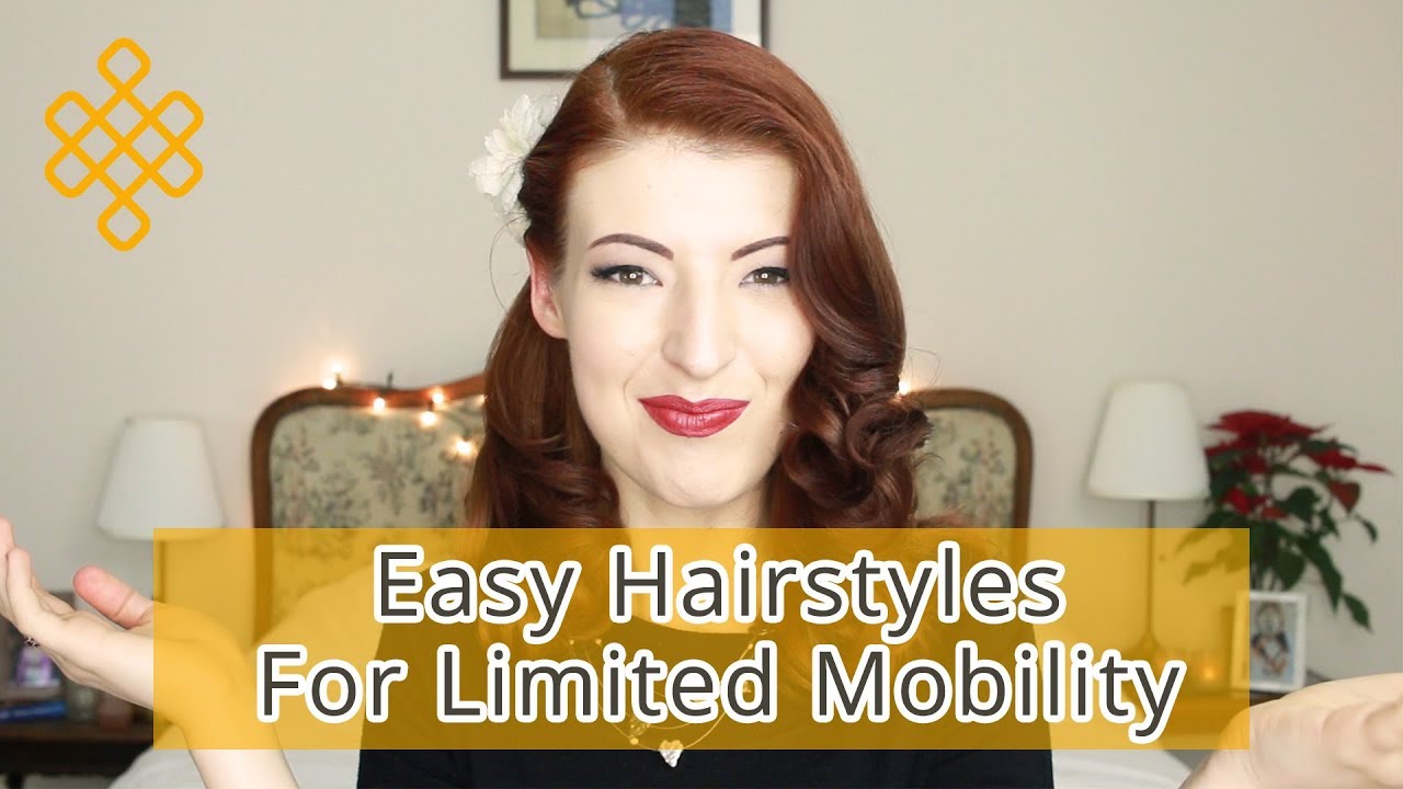 Easy Hairstyles For Limited Mobility / Disability Fashion Tips with Jessica Kellgren-Fozard