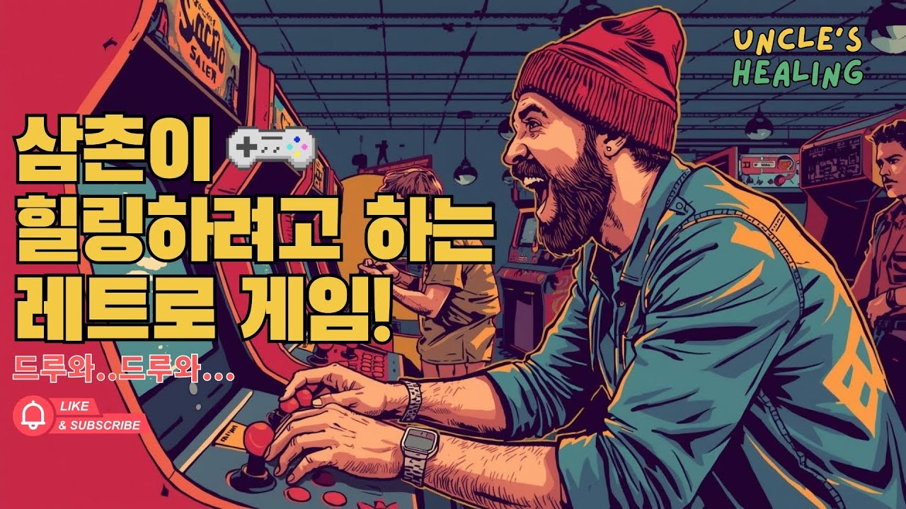 삼촌이 힐링하려고 하는..레트로 게임🎮[Retro]The King of Fighters95, street fighter2'CE with Uncle😬