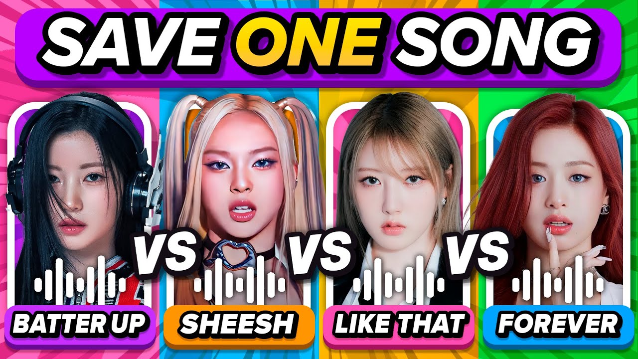 SAVE ONE SONG PER EACH KPOP GROUP 🔥| KPOP QUIZ GAME