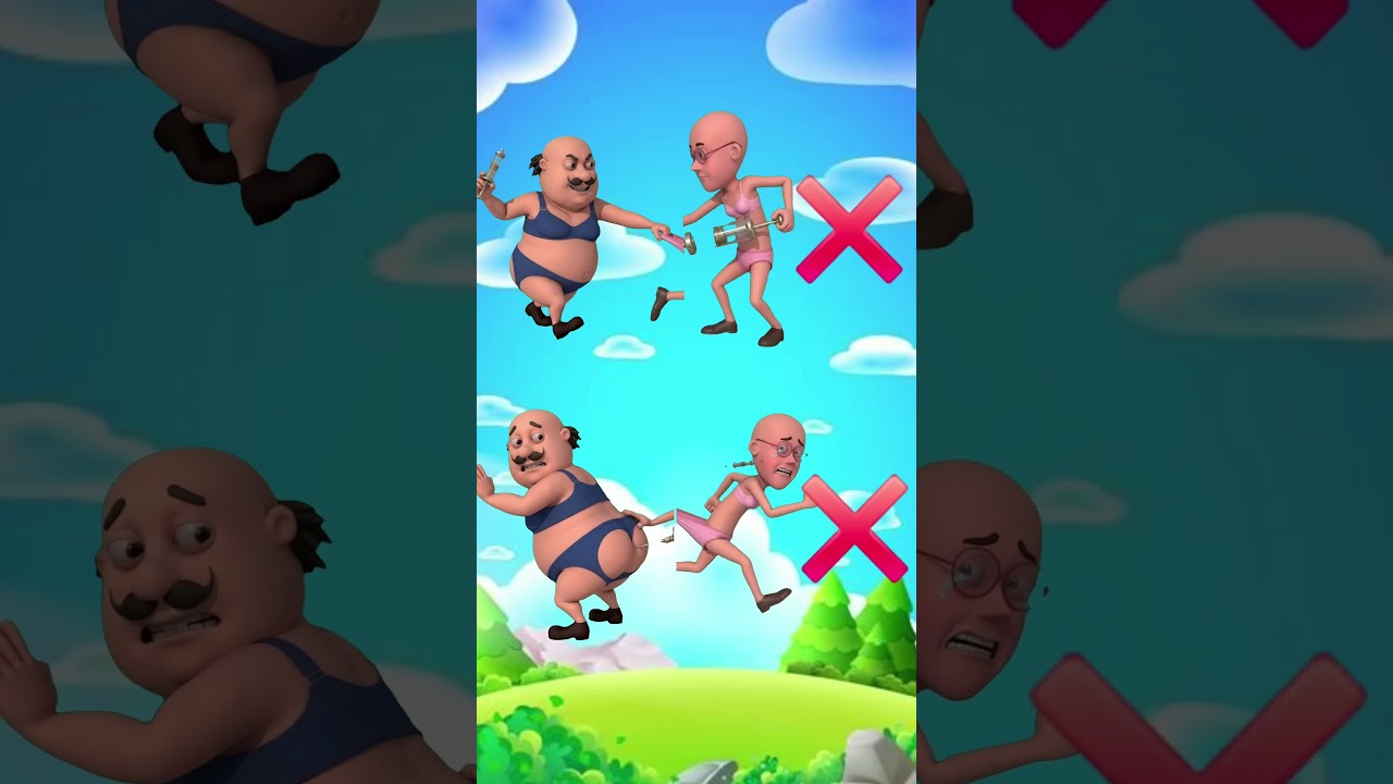 Motu Patlu: магический мультфильм с визуальными эффектами 22 | #vfx #motupatlu #shorts #мультфильм