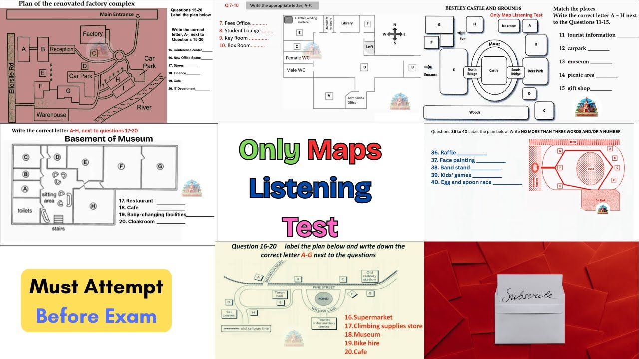 ielts listening map | ielts listening maps | cambridge 19 listening test 1