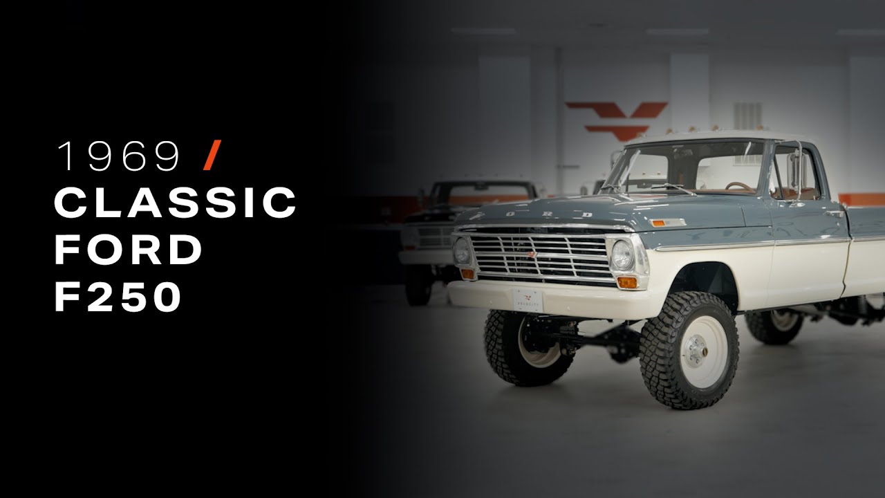 Classic Ford Truck For Sale | Velocity Heritage Series 1969 Ford F-250 in Anvil Gray No. 0793