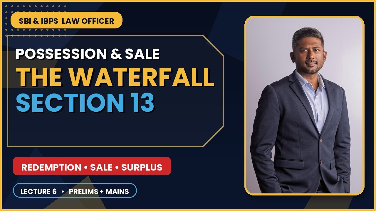 SARFAESI Act &ndash; Possession, Sale & Distribution (Section 13) | Law Officer