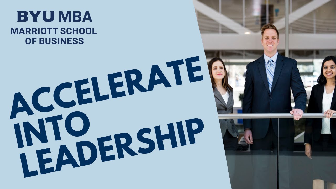Accelerate into Leadership with a BYU Marriott MBA