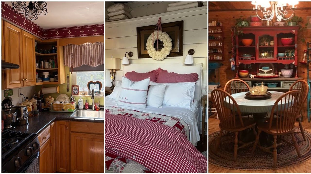 Vintage inspired home interior decorating ideas. Cozy home decor inspiration#vintagestyle #homedecor