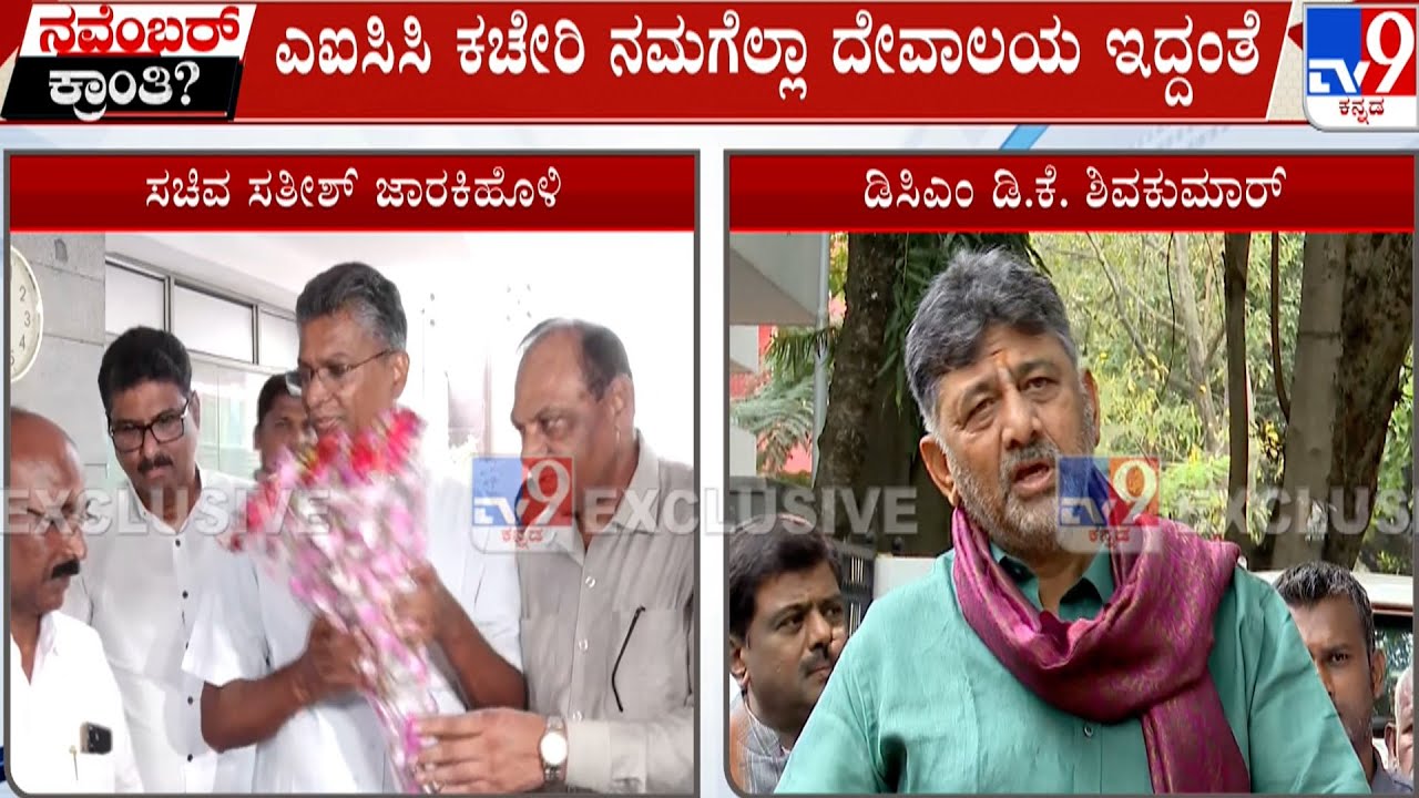 November Political Revolution: DCM DK Shivakumar Reacts Over Satish Jarkiholi's Delhi Visit