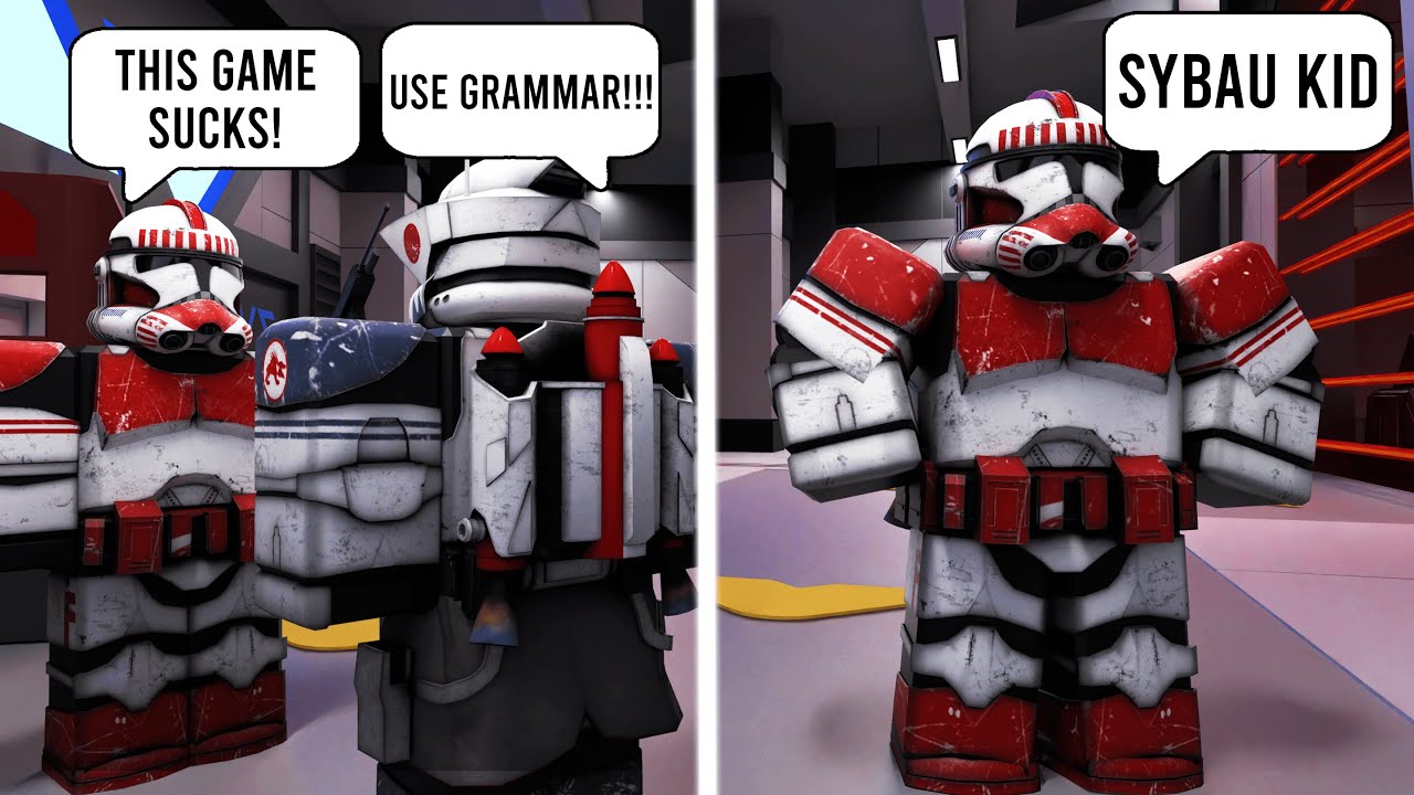 Заставляет игроков говорить безумные вещи в Roblox Coruscant