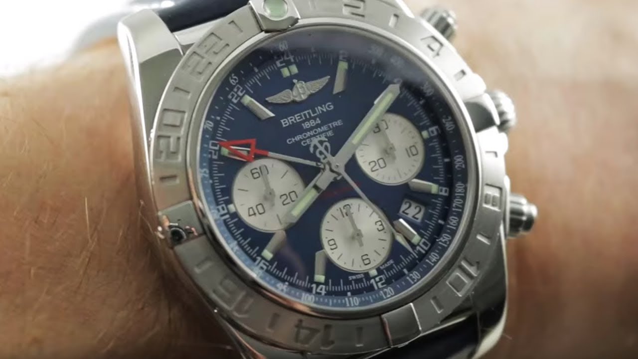 Breitling Chronomat 44 GMT Blue Dial AB042011/C851 Pilot's Watch Review