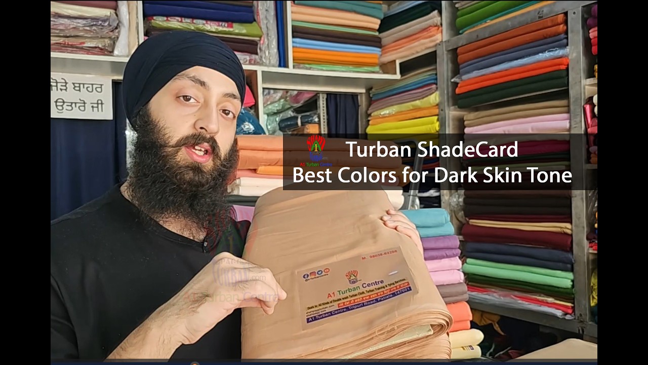 Best Turban Colors for Dark Skin tone