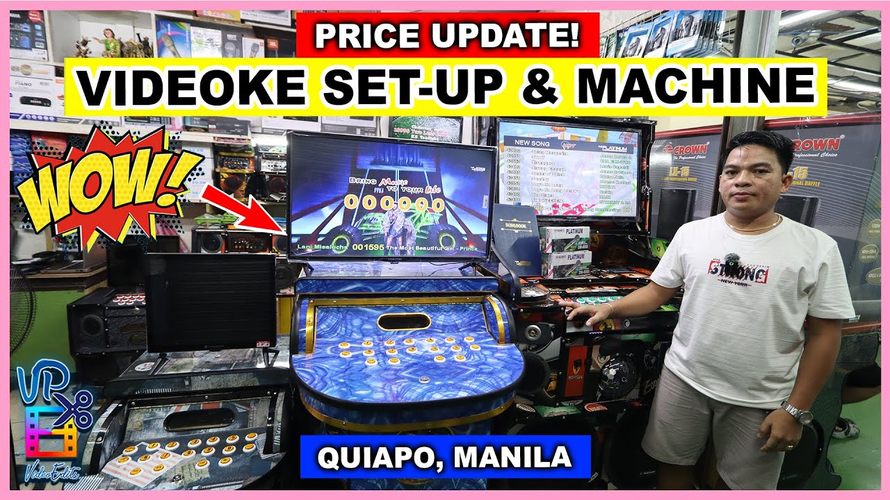 MURA DITO BILIHAN NG MINI BLUETOOTH SPEAKER, VIDEOKE SET-UP AT MACHINE SA QUIAPO MANILA | PART 1
