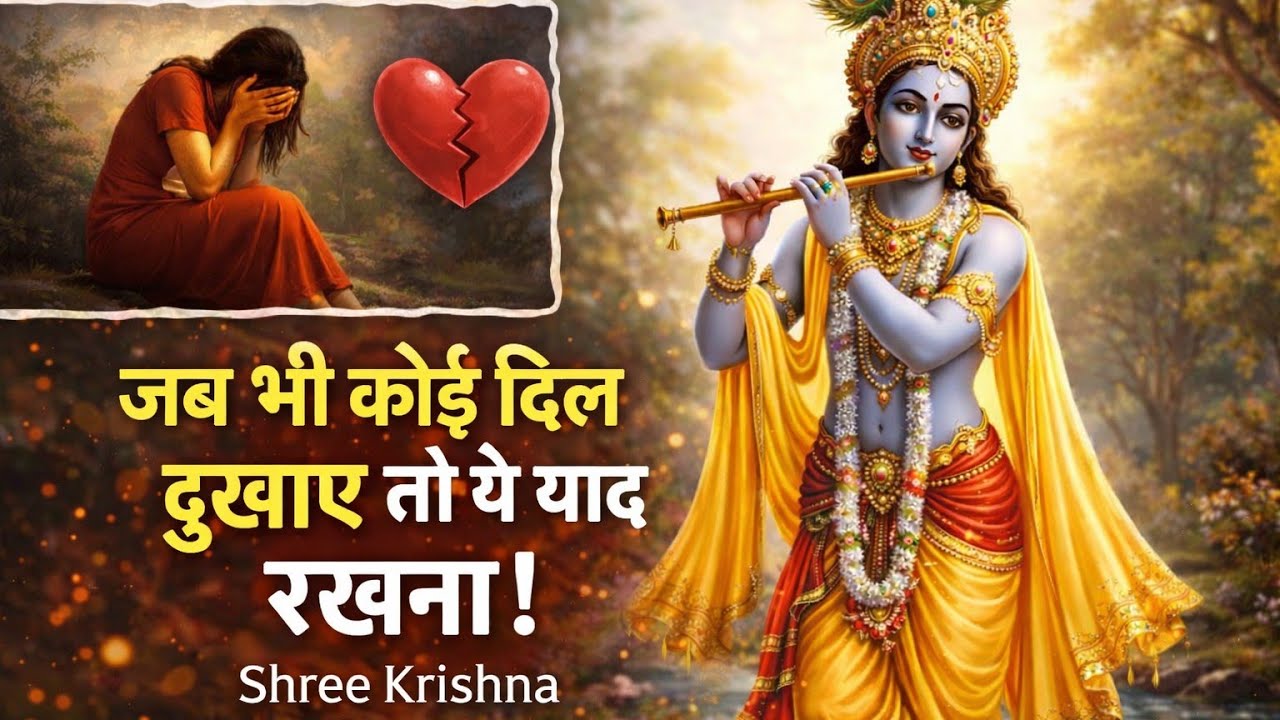 जब भी कोई दिल दुखाए तो ये याद रखना | Shree Krishna Motivation🙏🏻🙏🏻🙏🏻🙏🏻