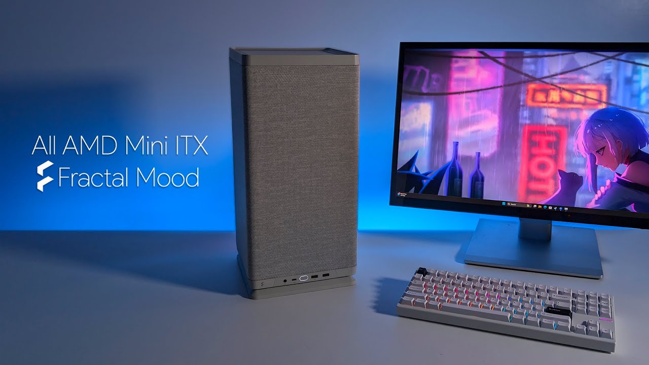 Идеальный ПК для гостиной! Мощный процессор AMD SFF Fractal Mood. Сборка своими руками.