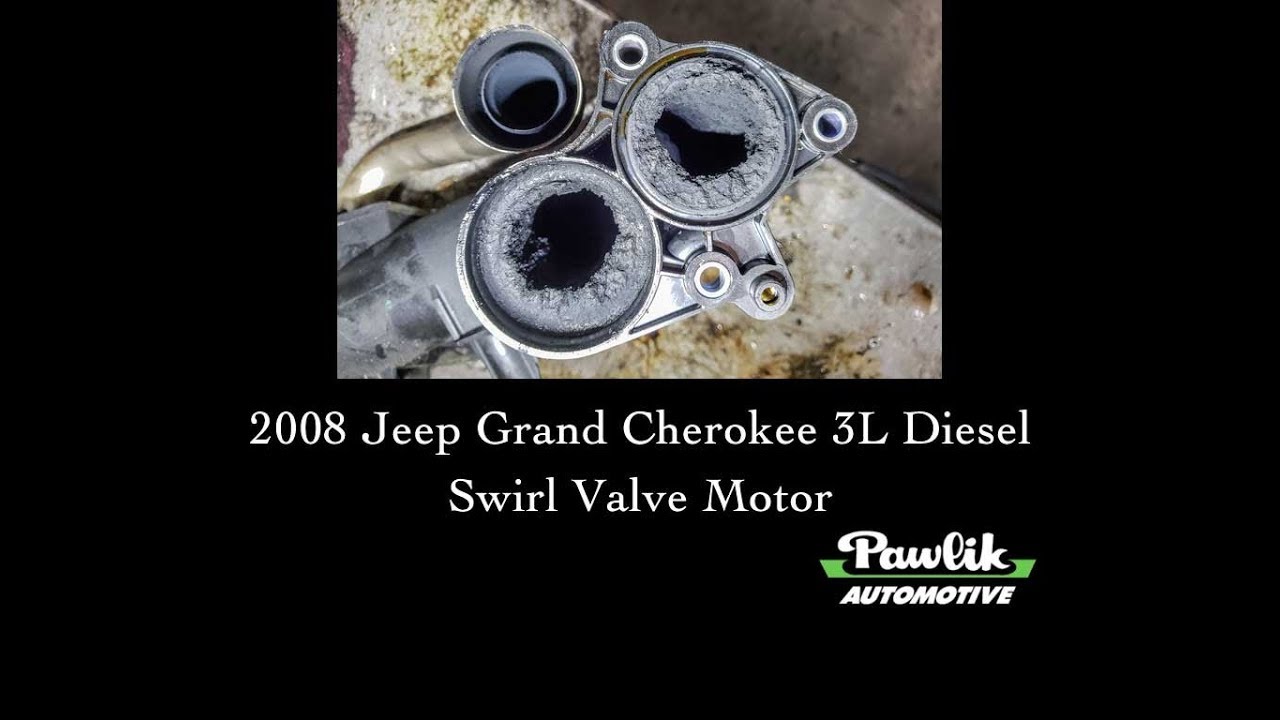 2008 Jeep Grand Cherokee 3L Diesel Swirl Valve Motor