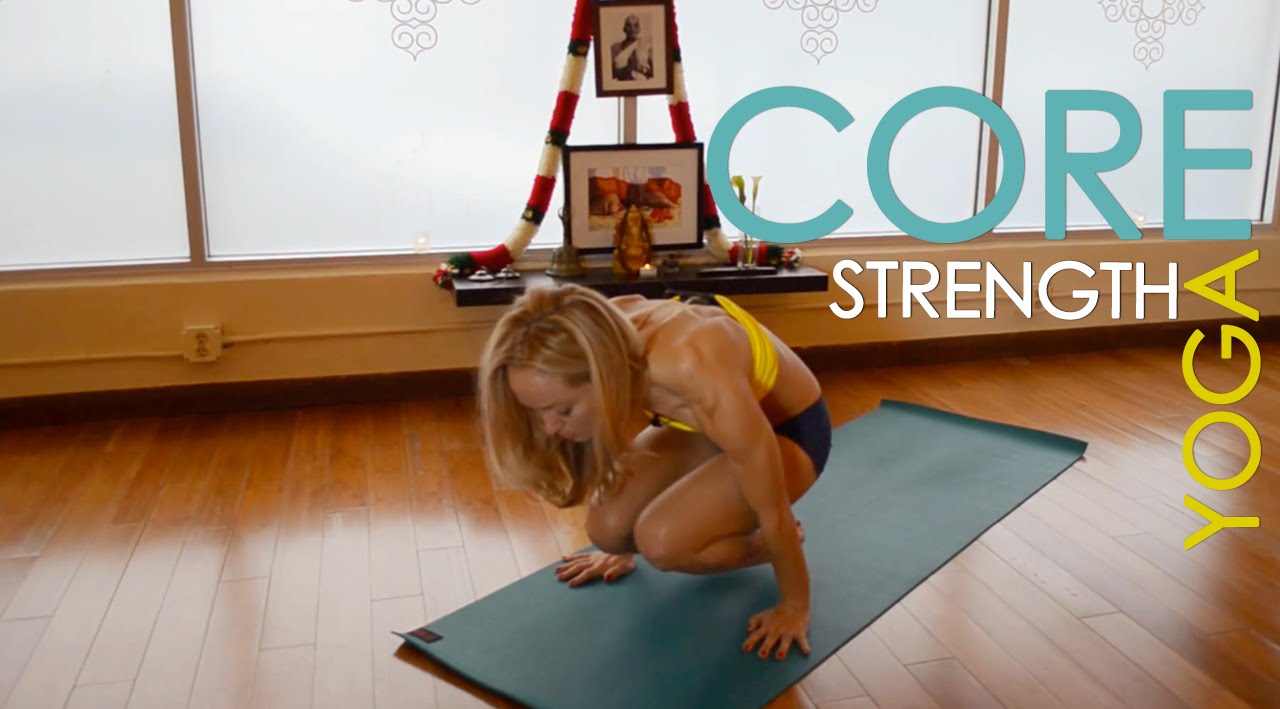 Core Strength Yoga for Lolasana and Jumping Back with Kino