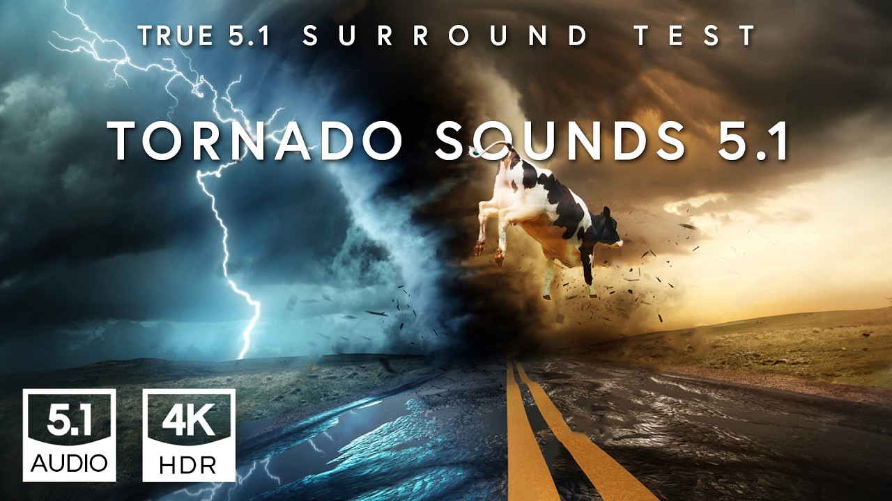 5.1 Dolby Atmos Twisters Tornado Surround Sound Experience