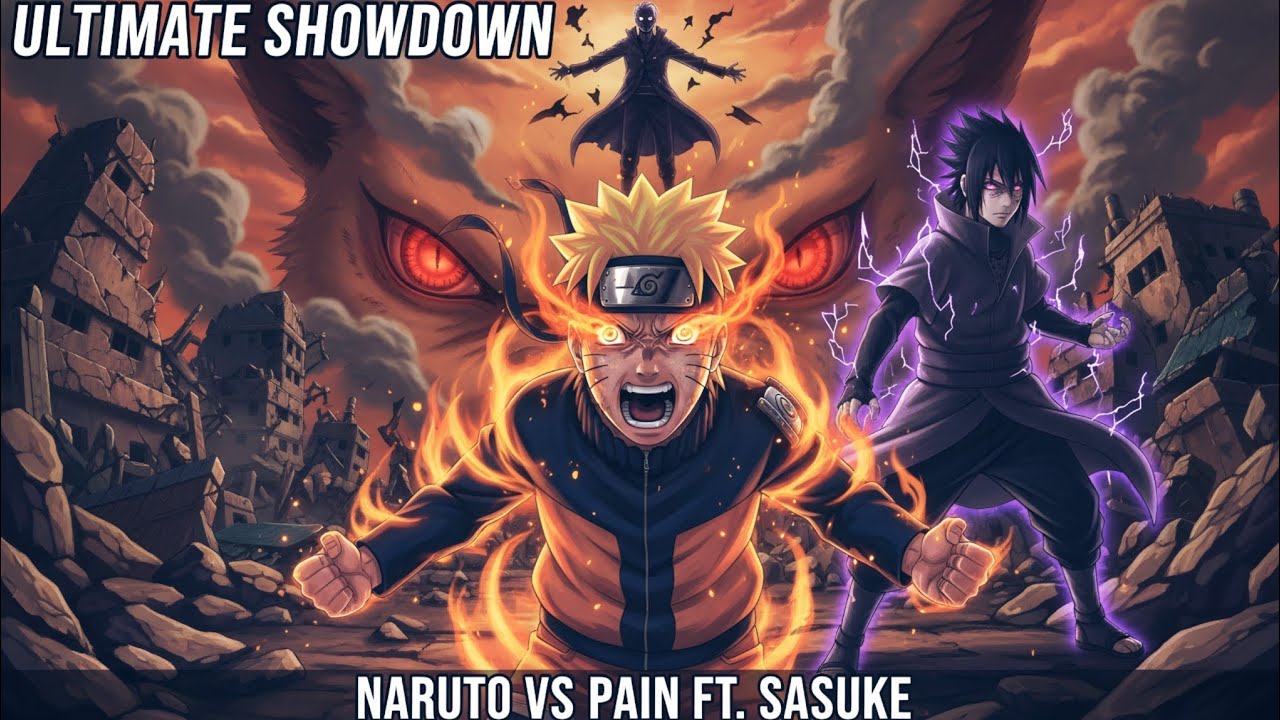Naruto Shippuden Hindi 🔥 Pain से Ninja War तक | FULL STORY EXPLAINED #anime #aianime #ai 