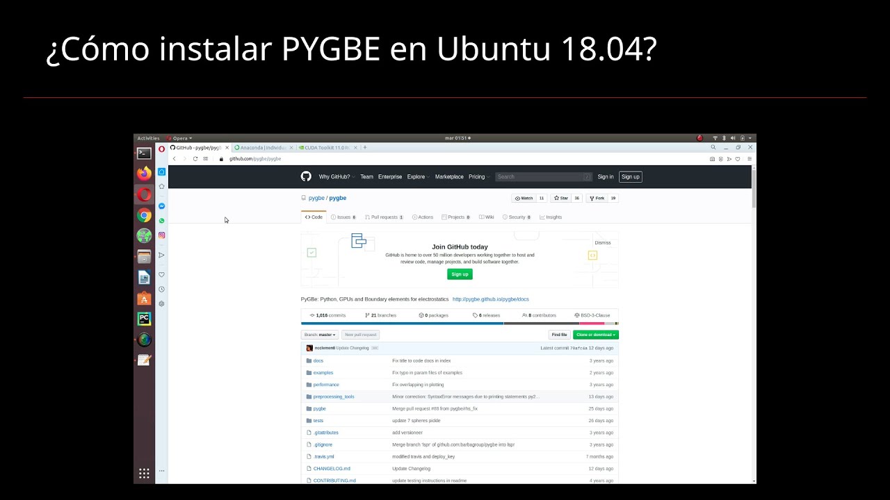 ¿Cómo instalar PyGBe en Ubuntu 18.04? / Install PyGBe in Ubuntu 18.04
