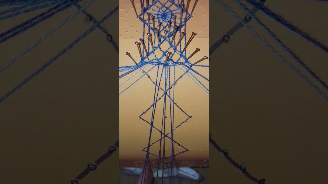 Araña combinada a punto entero y medio punto