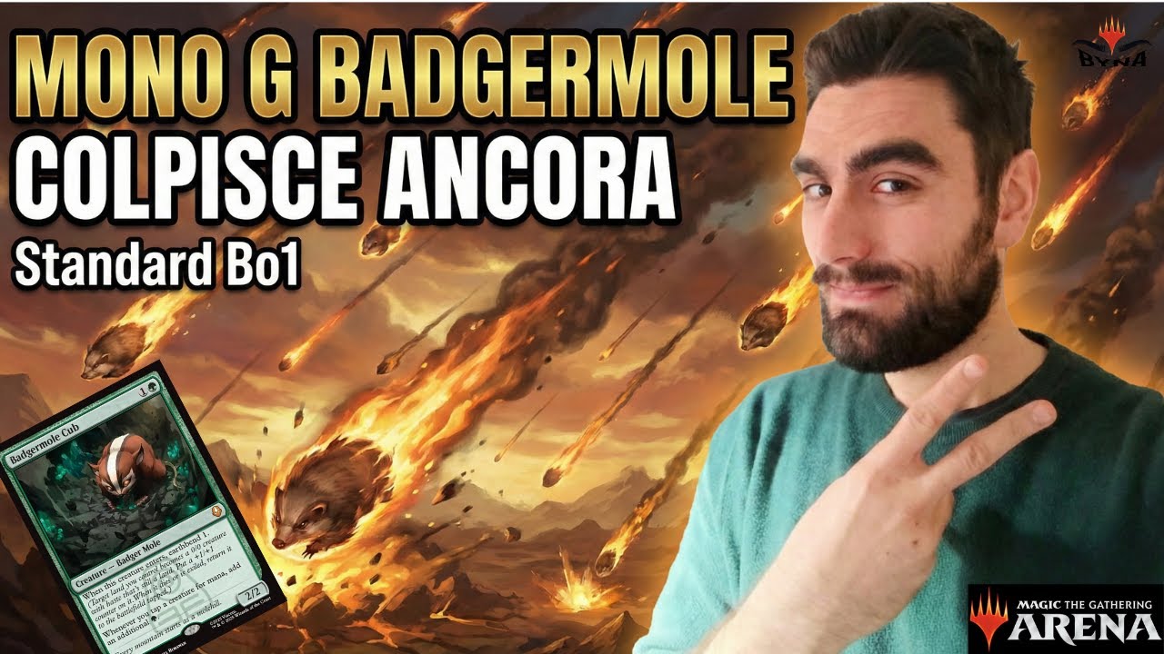 MONO G BADGERMOLE Standard Bo1 #magicthegathering   #mtg #mtgarena