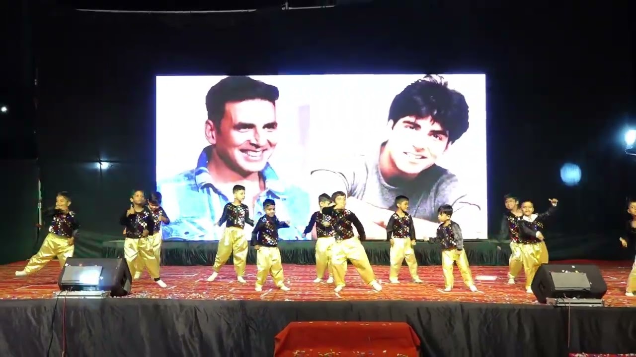 Annual Gathering 2026 Rainbow Kids English Medium School, senior kg.  students dance performance