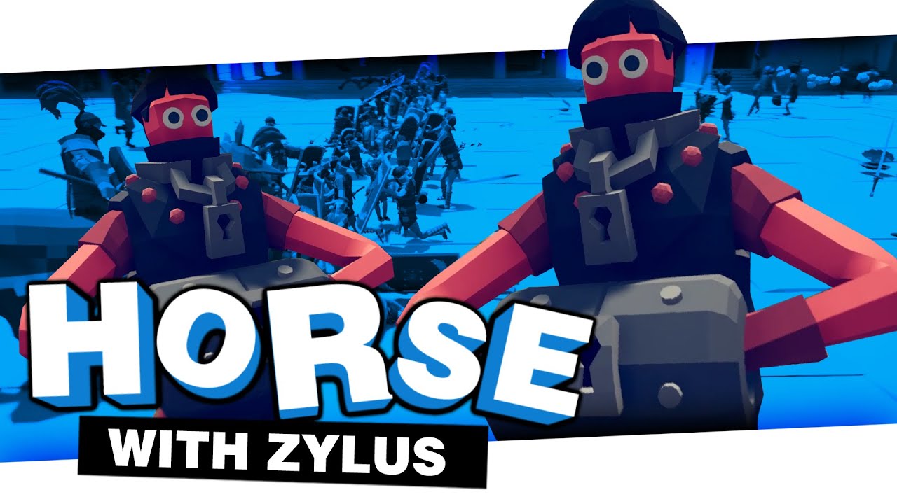 HORSE VS ZYLUS REMATCH | TOTALLY ACCURATE BATTLE SIMULATOR